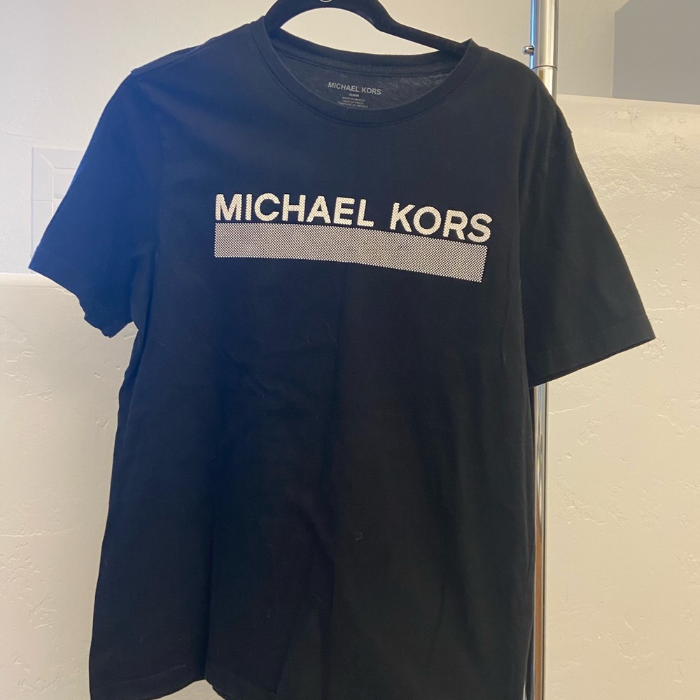 Men’s Michael Kors black short sleeve logo T shirt - size Medium